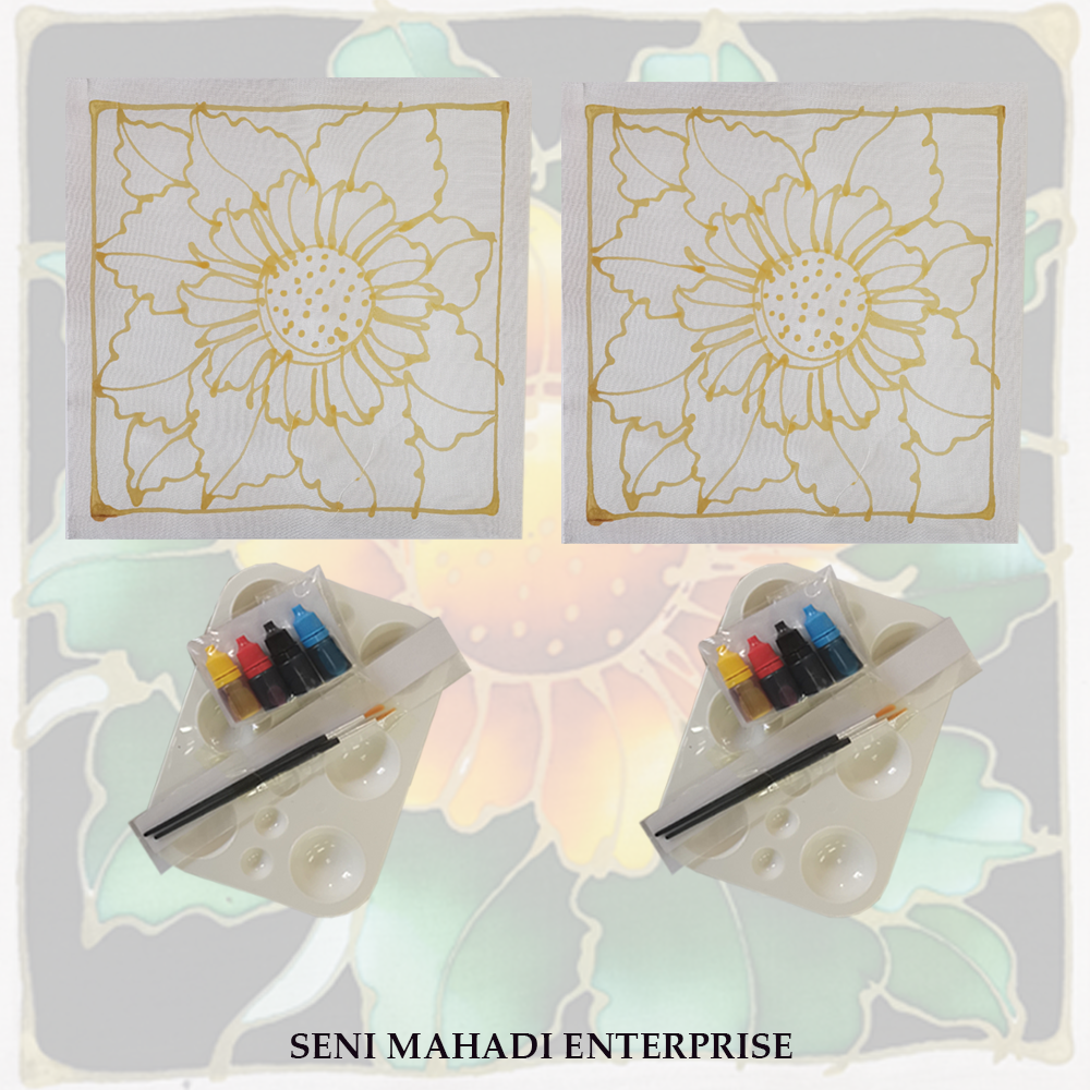 (94) BATIK KIT DIY BUNGA MATAHARI (COMBO 2)