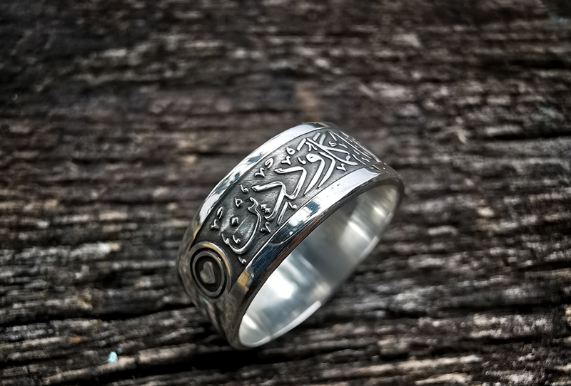 CALLIGRAPHY RING (CUSTOM MADE) : NEW DESIGN | SINGLE LAYER LOVE