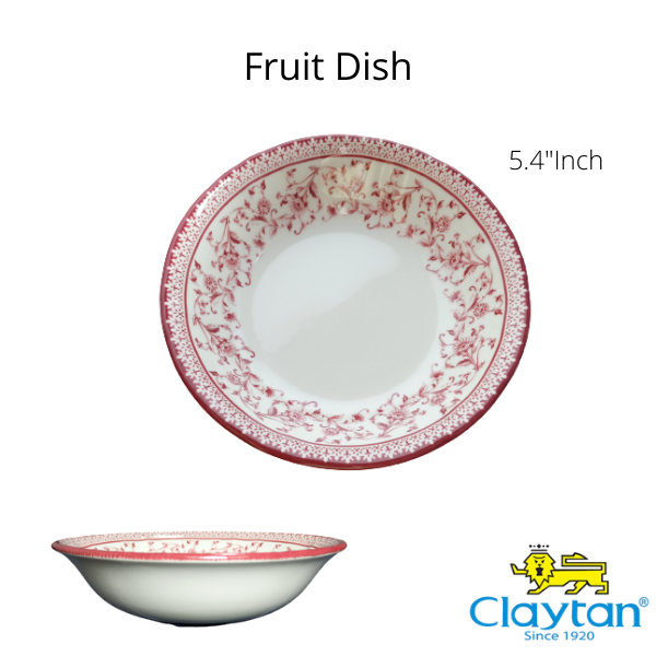 FRUIT DISH ASTER PINK