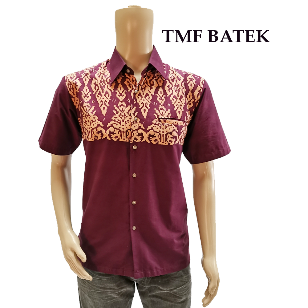 (PRE-ORDER 742) KEMEJA BATIK TMF LENGAN PENDEK