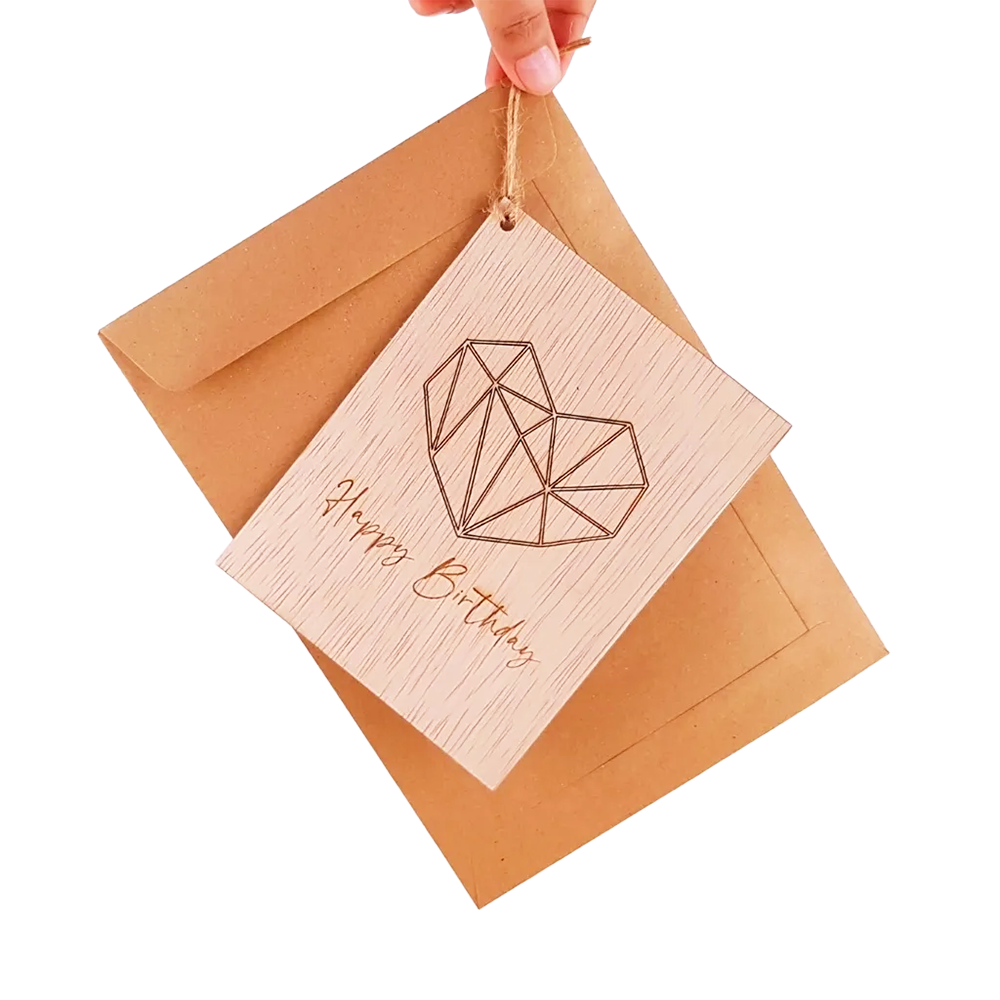 CUSTOM BIRTHDAY CARD ENGRAVE