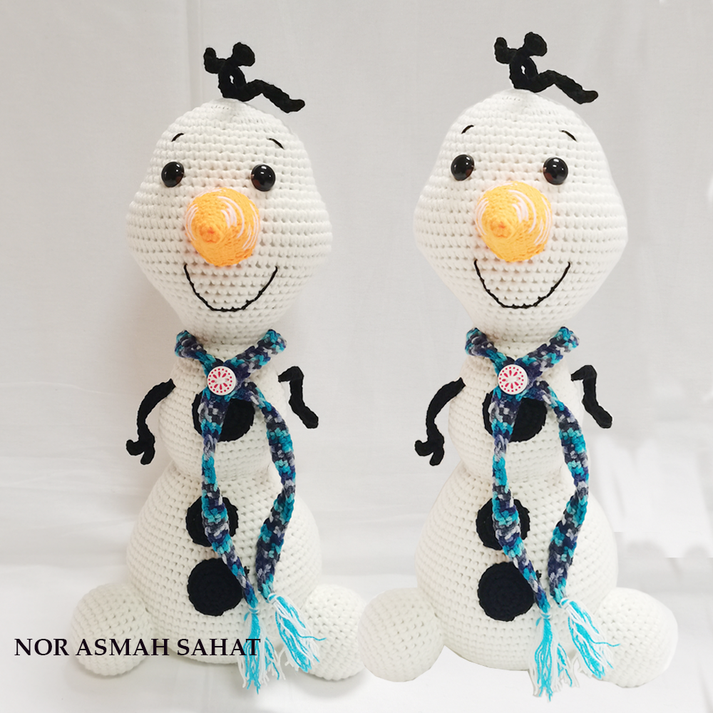 (PRE-ORDER 328) AMIGURUMI OLAF- 2 UNIT