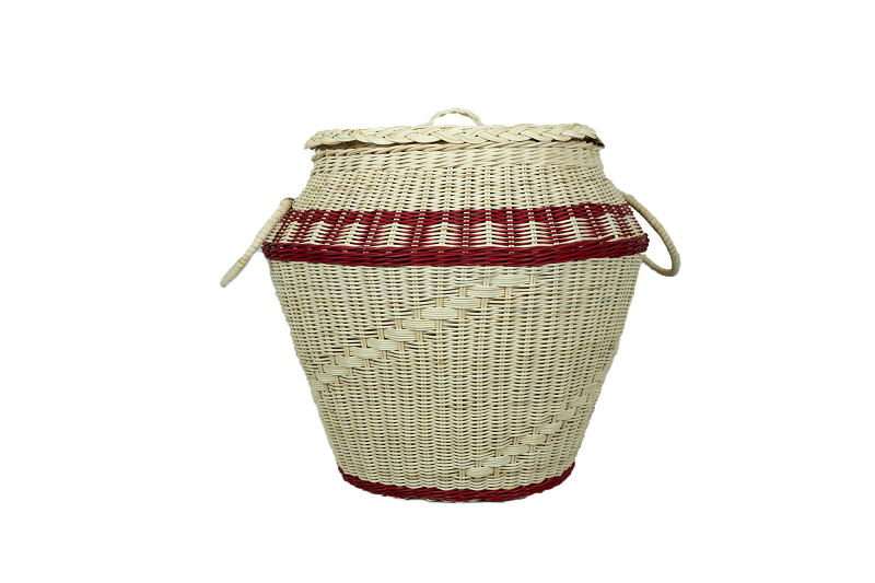 (PRE ORDER)BAKUL ROTAN BERTUDUNG