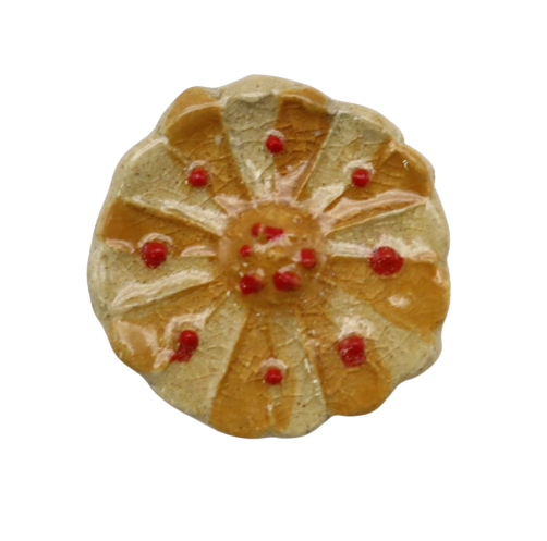 CERAMIC BROOCH