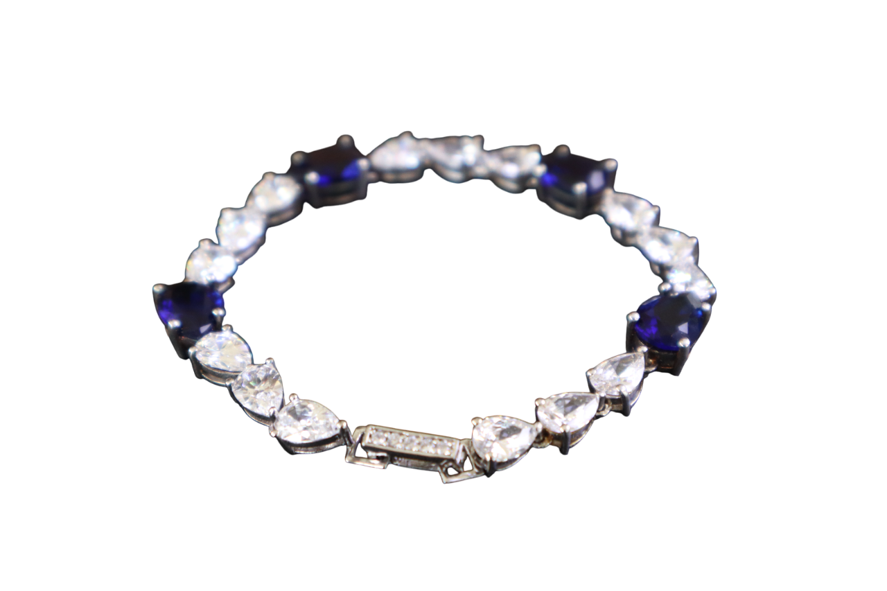 GELANG SILVER SULAM PUTIH