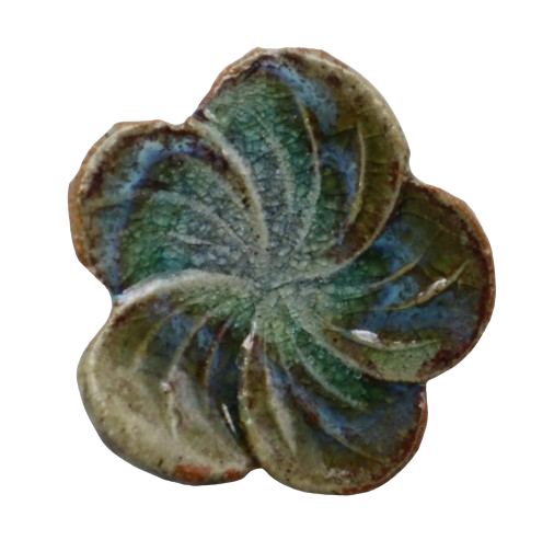 CERAMIC BROOCH