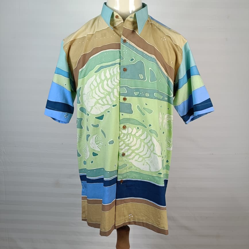 SHORT SLEEVE BATIK MEN SHIRT