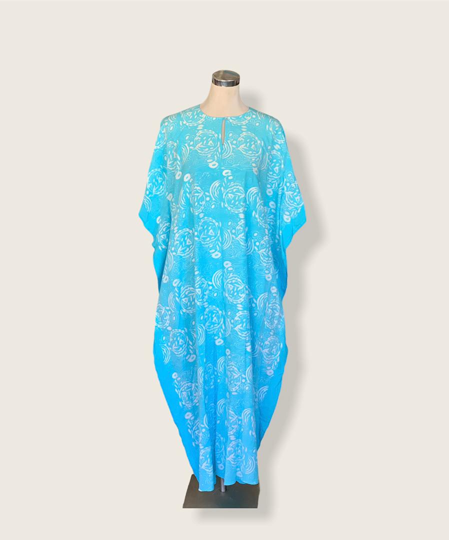 KAFTAN TIDUR BATIK BLOK (FULL DESIGN)