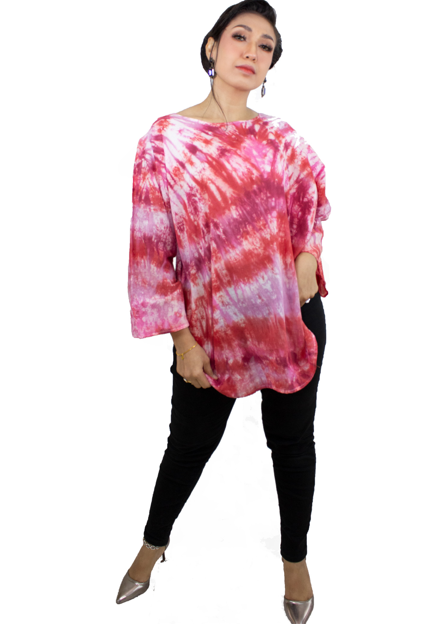 INDERAWASIH BATIK  TIE DYE BLOUSE