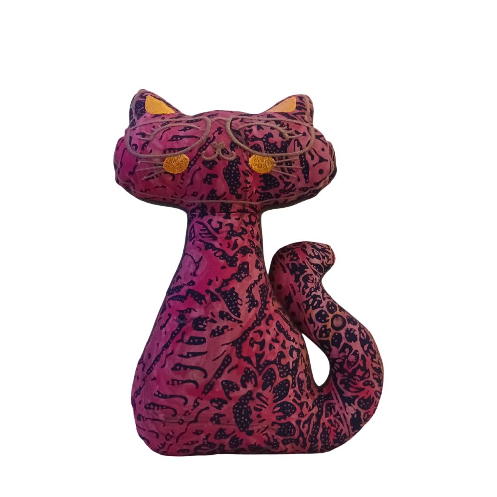 BATIK SOFT TOYS - CAT WITH GLASSES 72