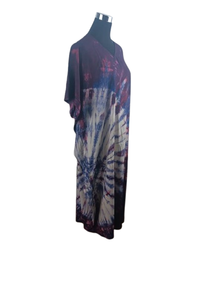 TIE AND DYE BATIK CAFTAN