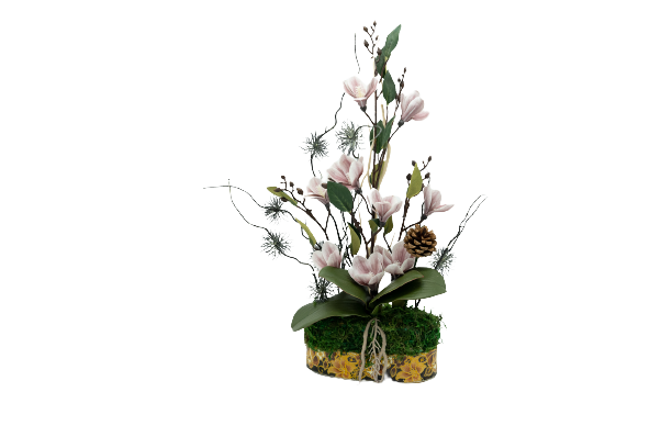 (PRE ORDER)PASU BERCORAK BATIK + GUBAHAN BUNGA