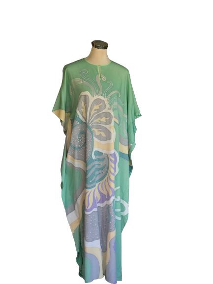 KAFTAN LENGAN PENDEK  PASTEL