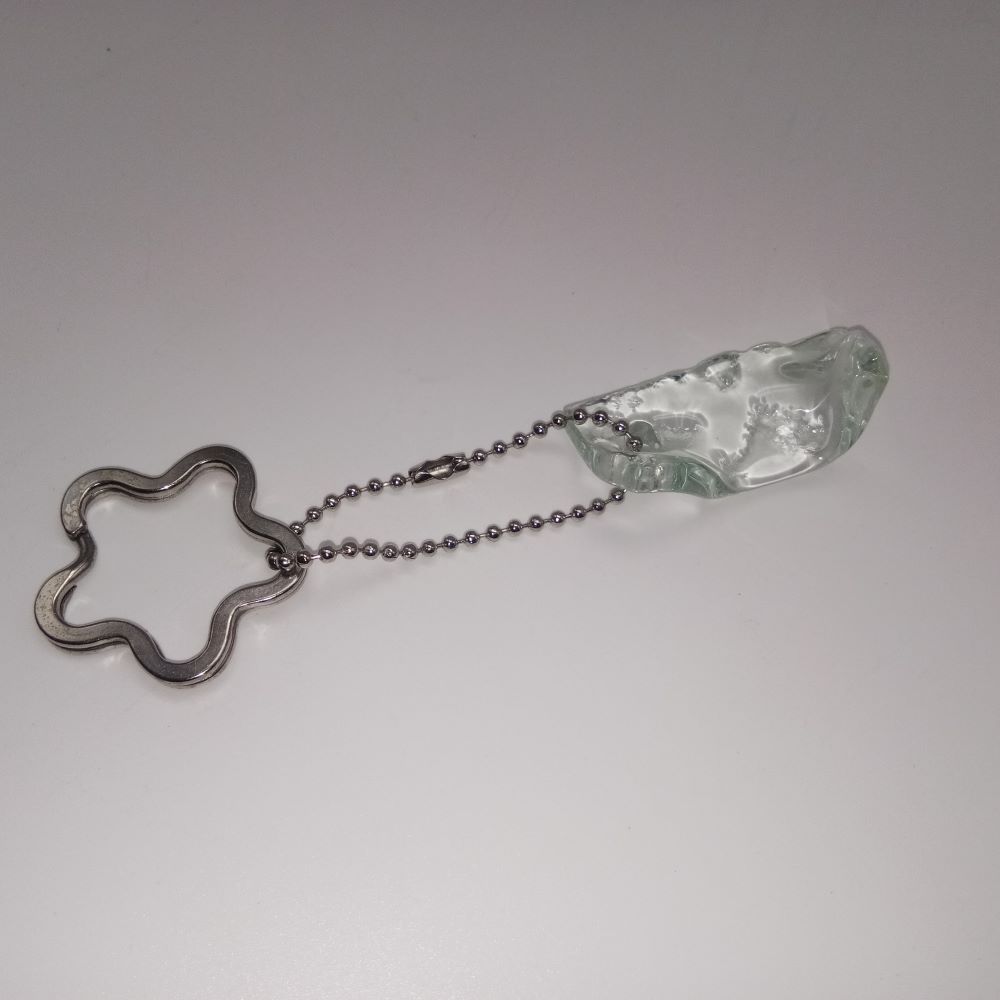 GLASS KEYCHAIAN