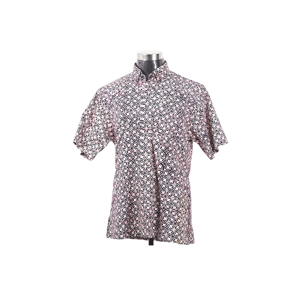 KEMEJA BATIK LELAKI  COTTON LENGAN PENDEK