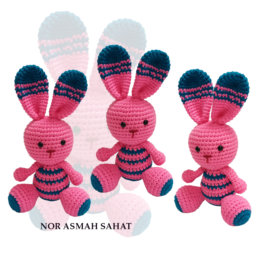 (PRE-ORDER 340) AMIGURUMI RABBIT - 3 UNIT