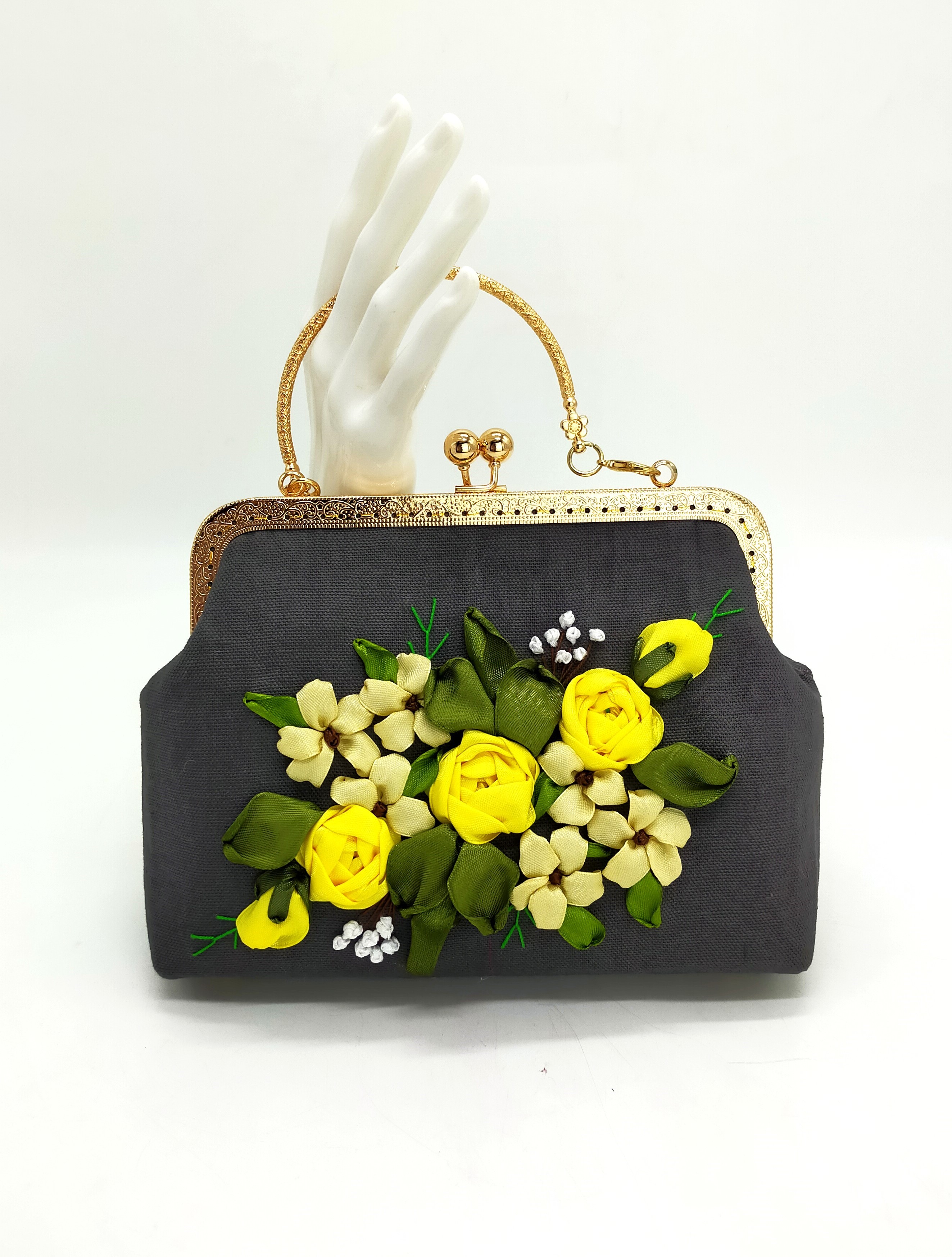 KISS LOCK RIBBON BAG