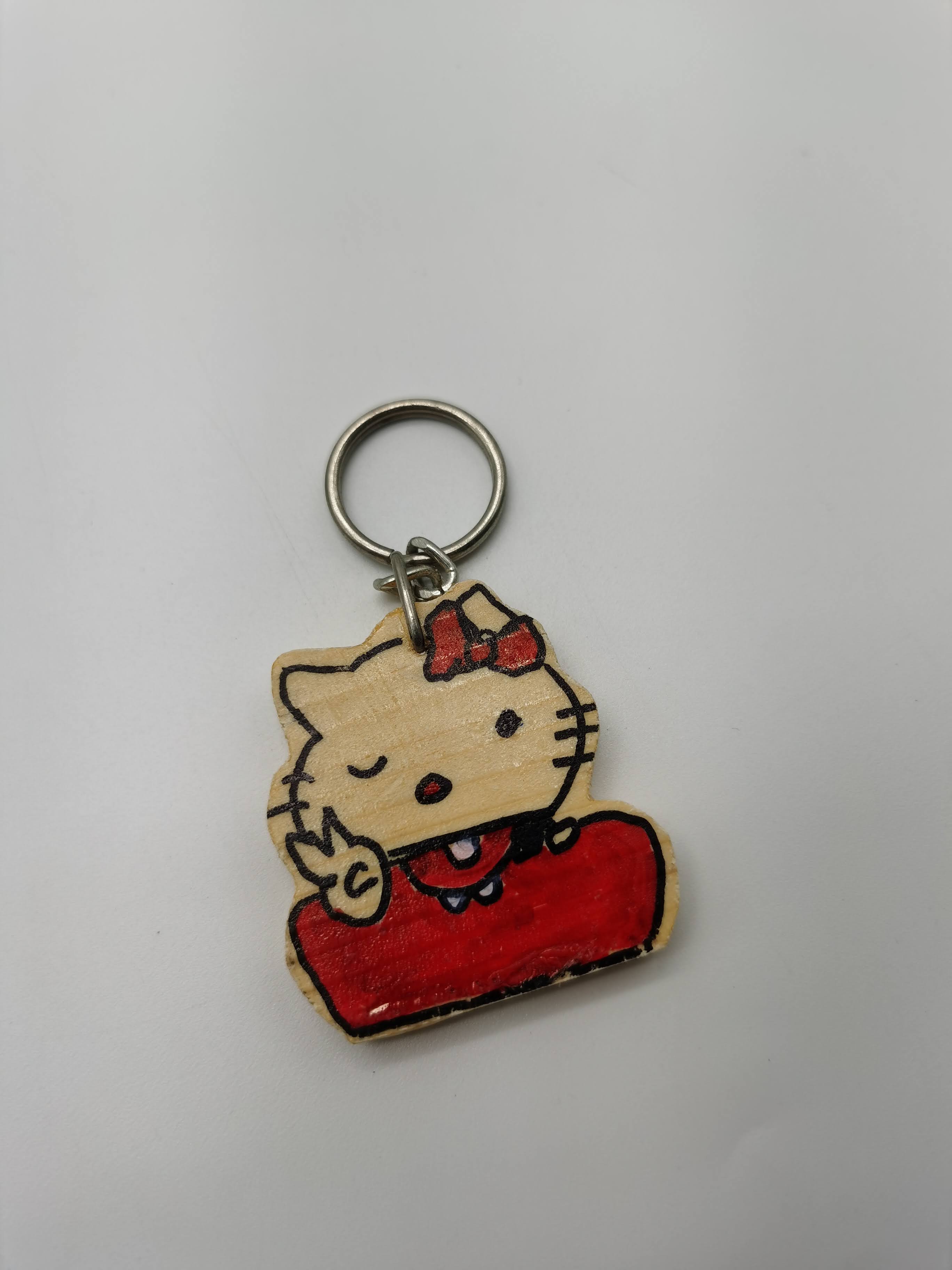 KEYCHAIN HELLO KITTY MERAH