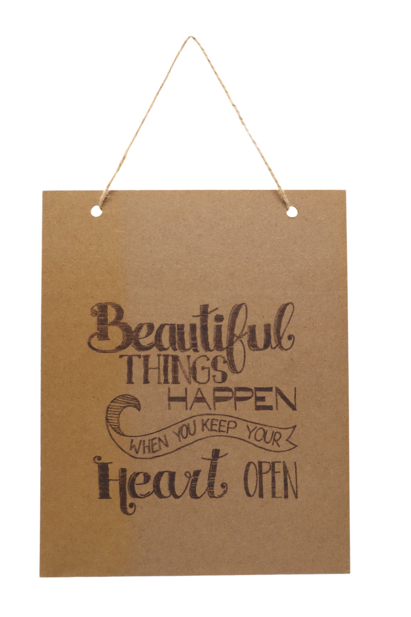 MOTIVATION TEXT LASER CUT