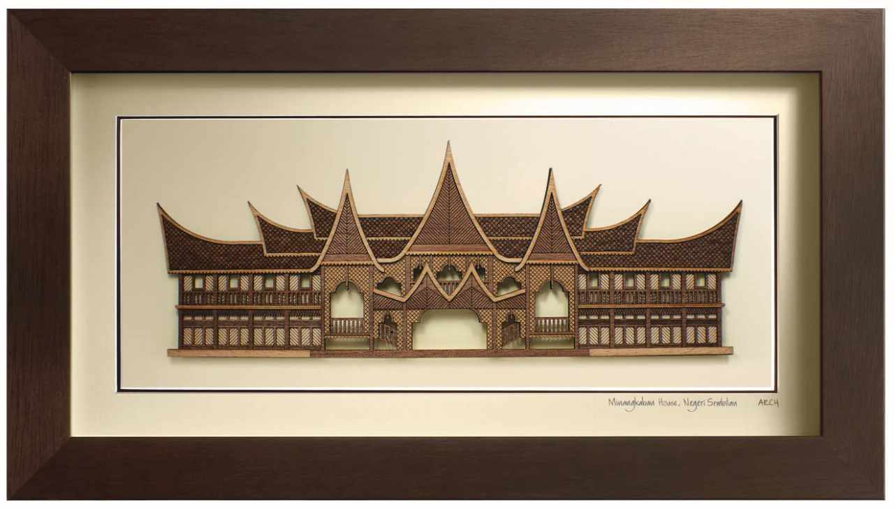 2D ART - MINANGKABAU HOUSE