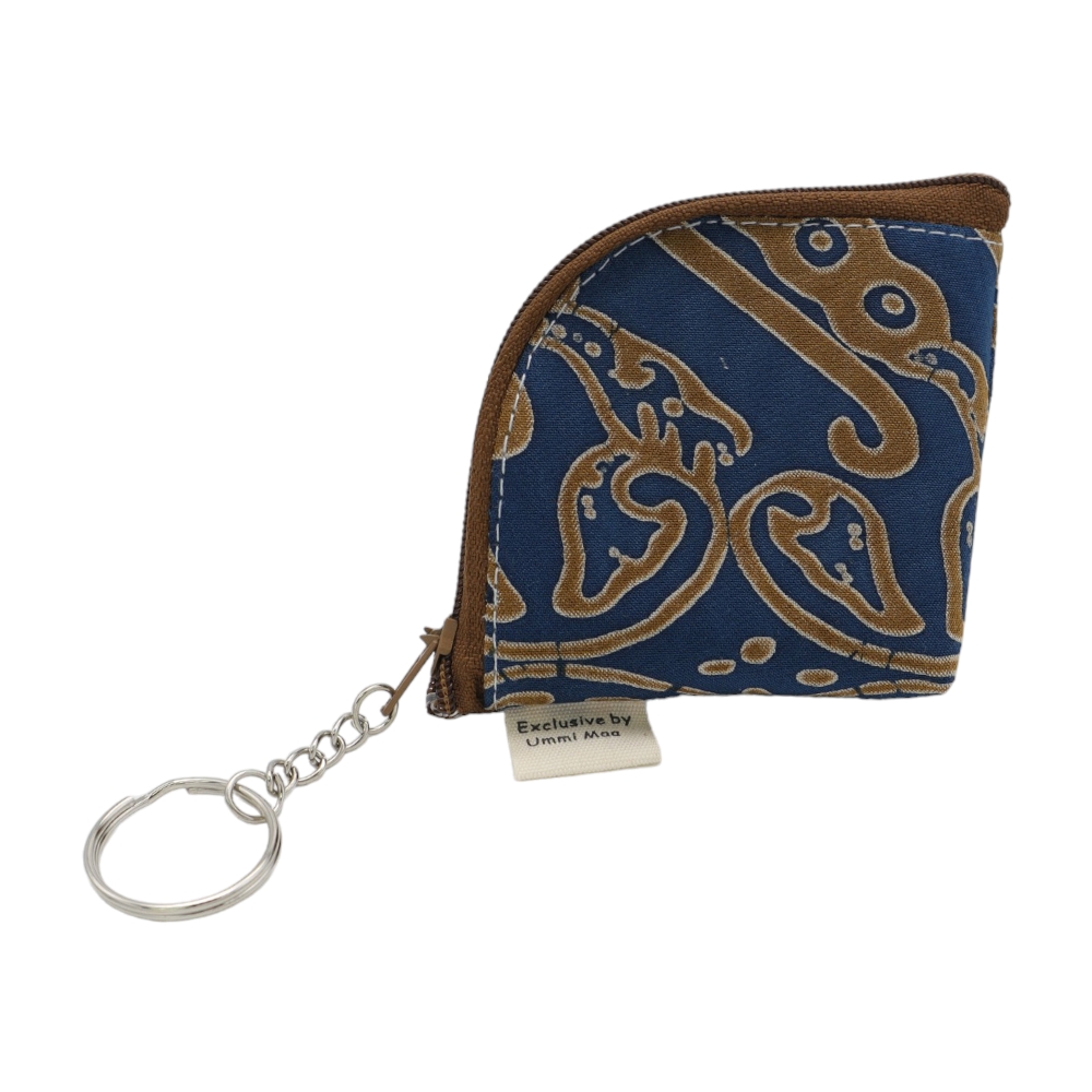 (PRE-ORDER) SHELL POUCH KEYCHAIN (BATIK)