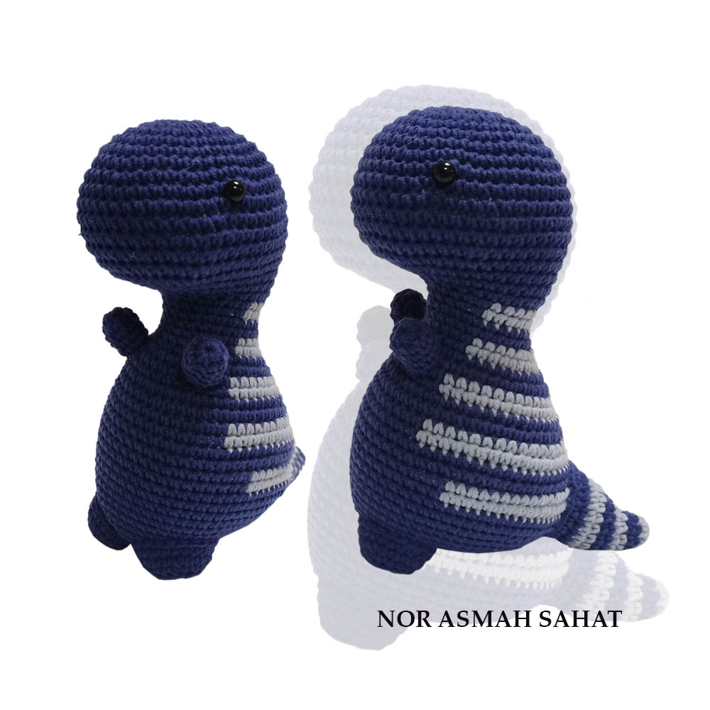 (425) AMIGURUMI DINO - 2 UNIT