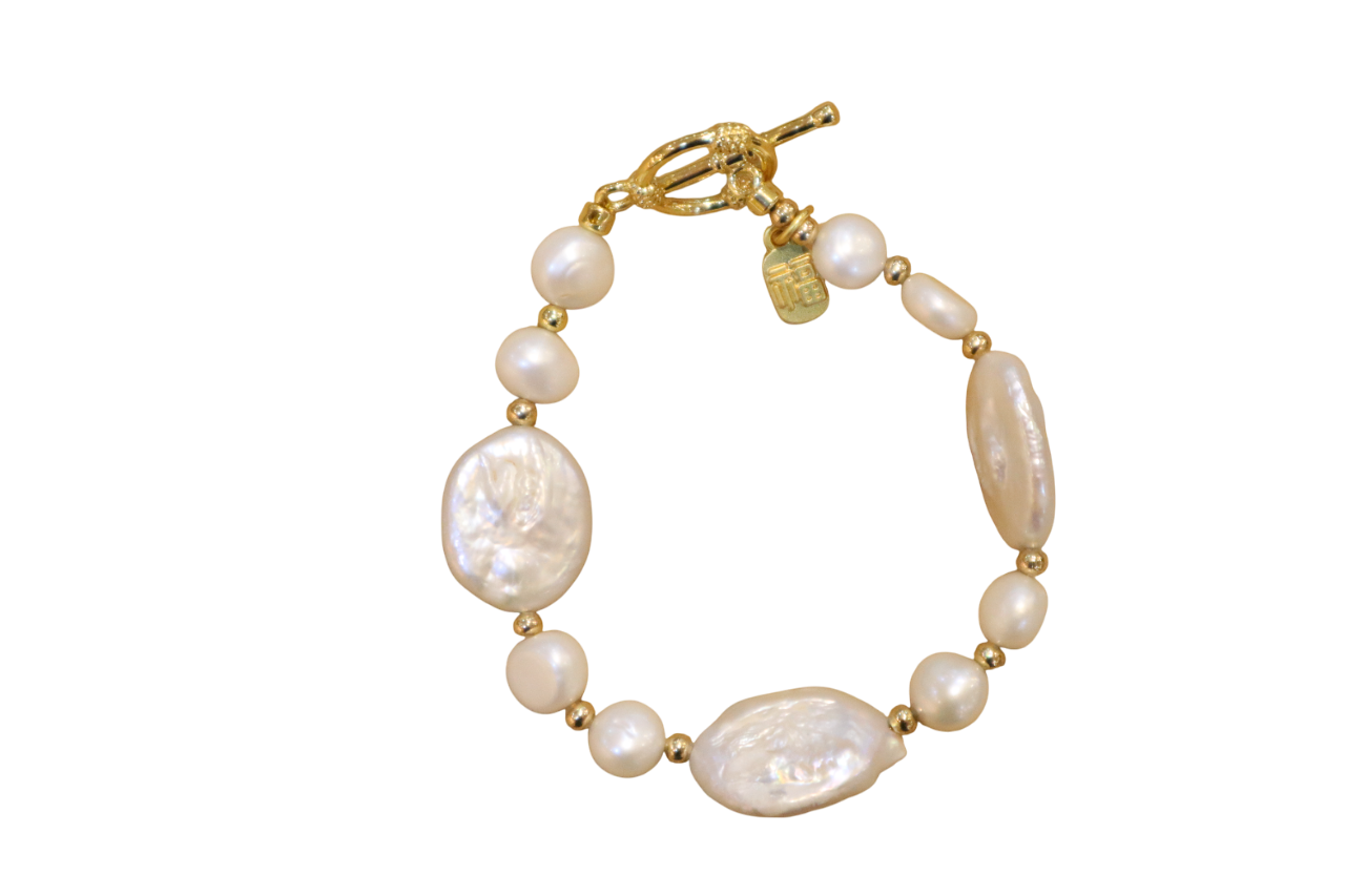 BRACELET FRESH WATER PEARL 2