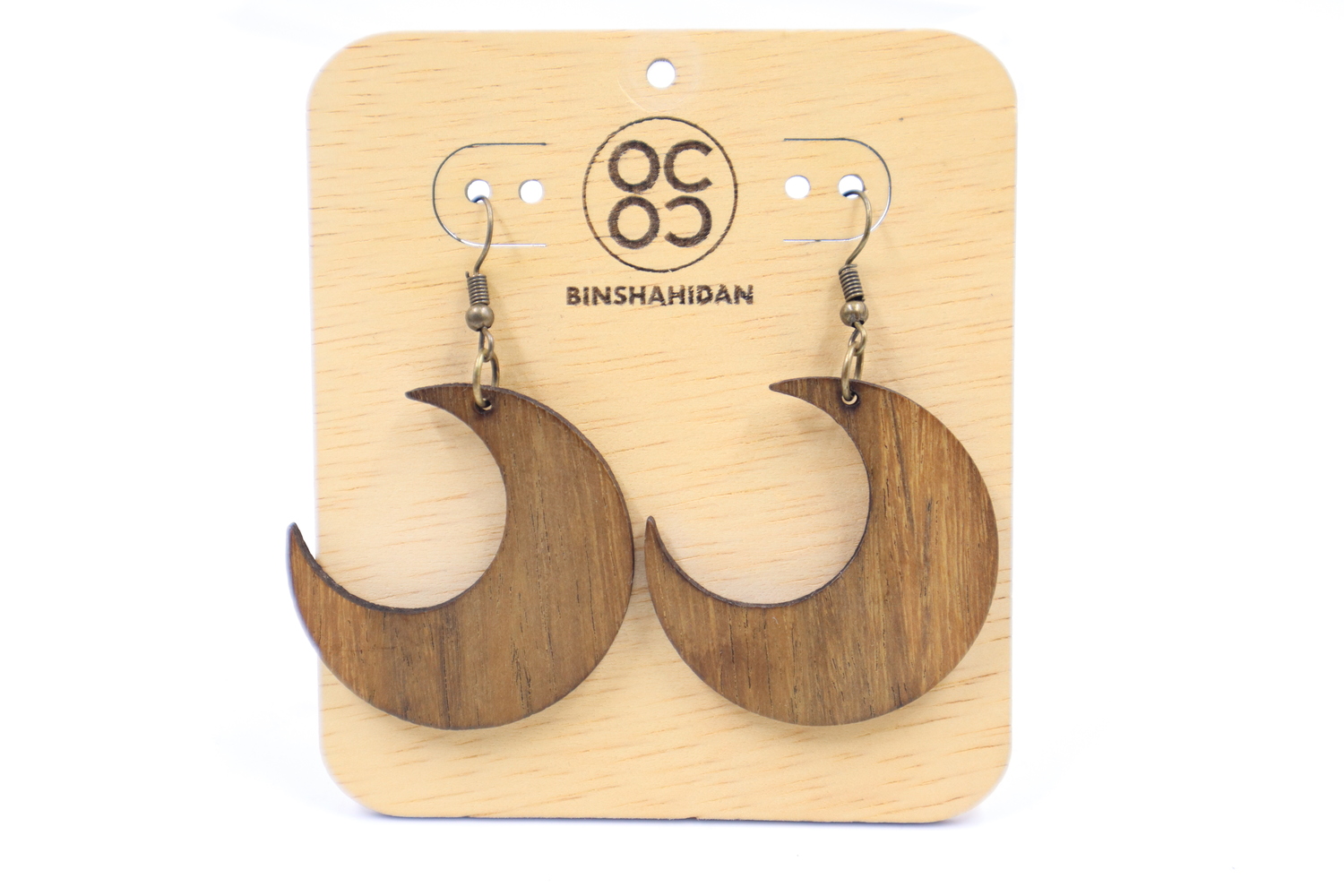 WOODEN EARRINGS