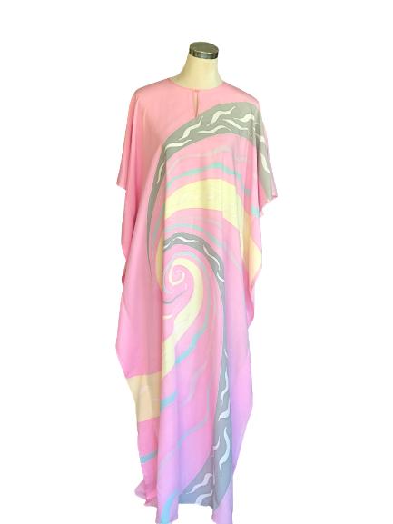 KAFTAN LENGAN PENDEK  PASTEL