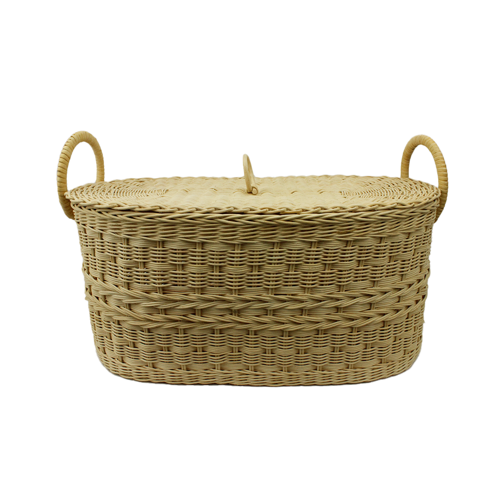 (PRE-ORDER) BAKUL 'PIKNIK' ROTAN BERTUTUP