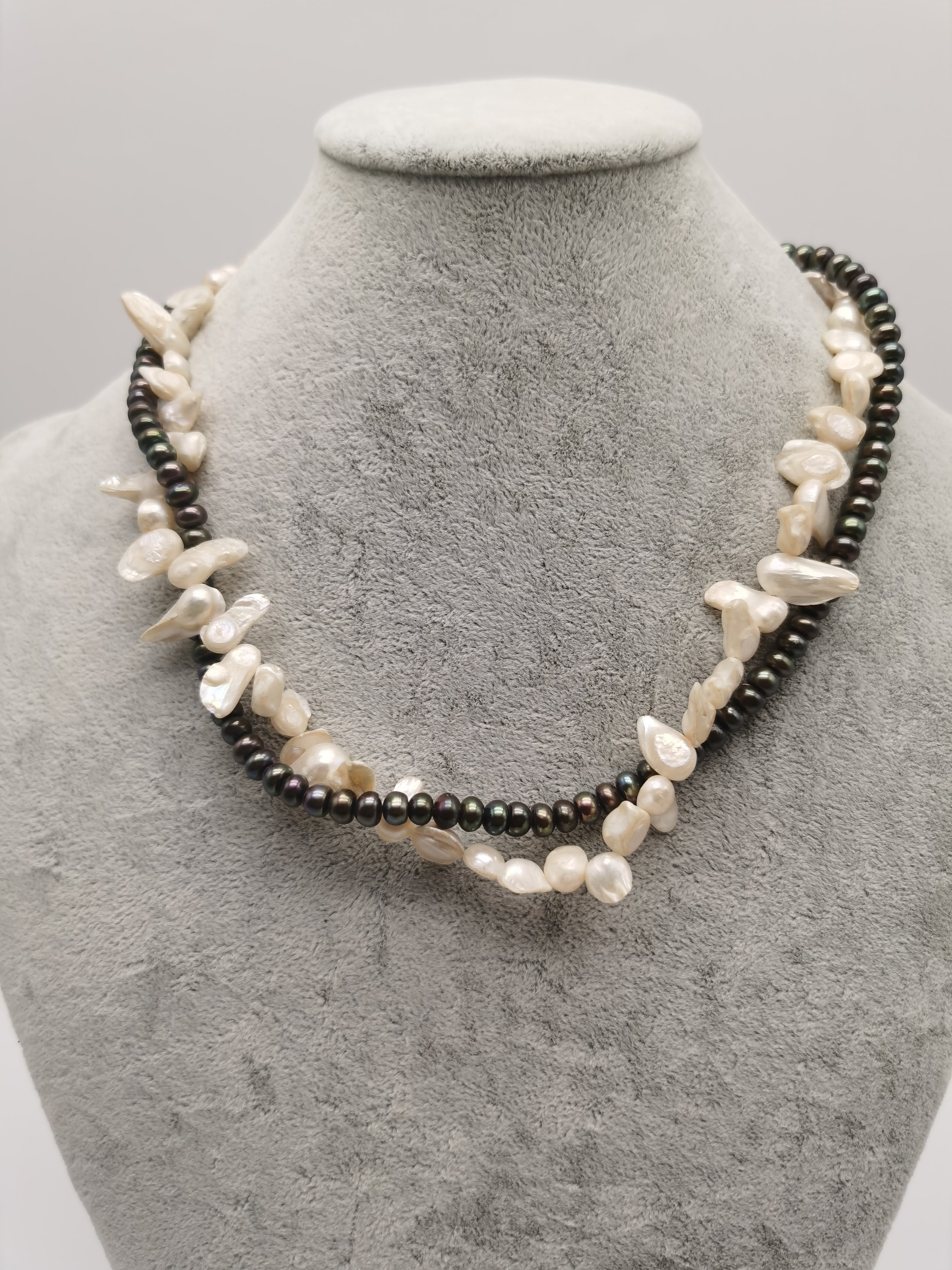 RANTAI BIWA PEARL WITH RICE PEARL