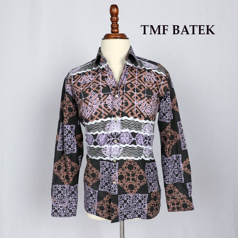 (PRE-ORDER 1160) KEMEJA BATIK LENGAN PANJANG SLIM FIT