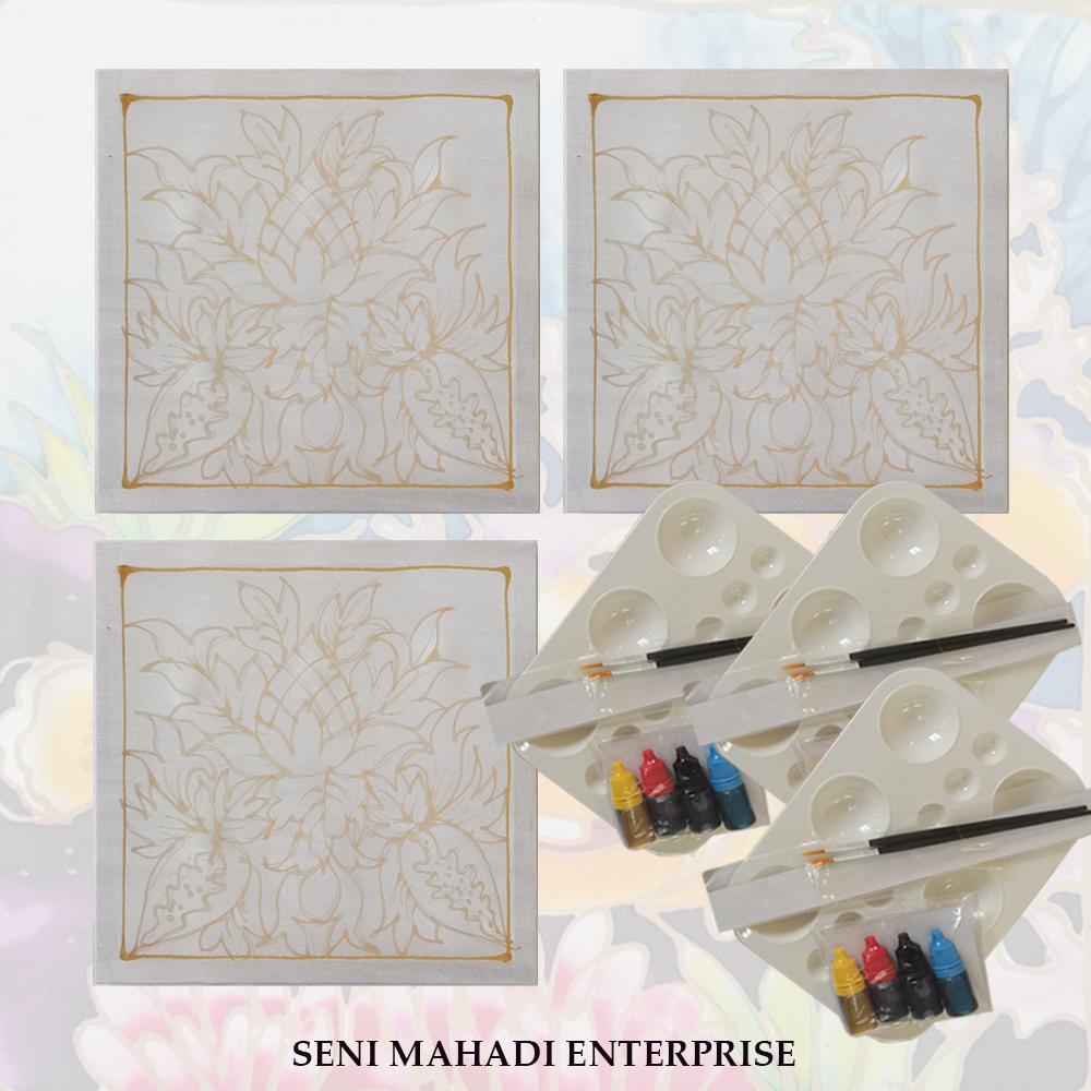 (123) BATIK KIT DIY SEPIT UDANG  (COMBO 3)