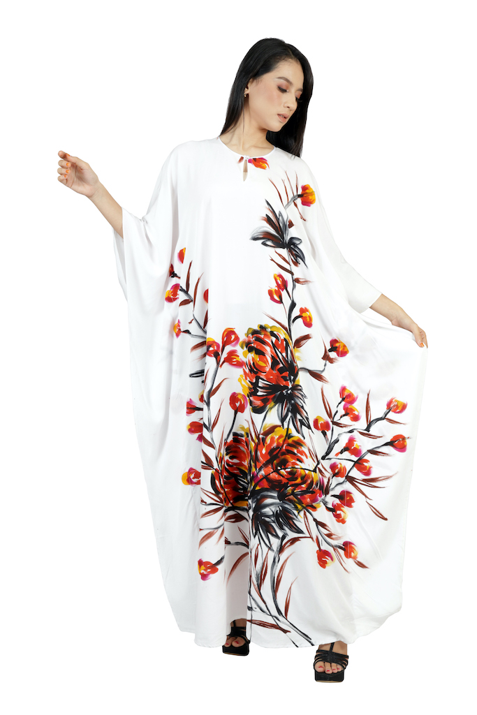 (PRE-ORDER) KAFTAN DRESS LENGAN SUKU BATIK MANUTEX