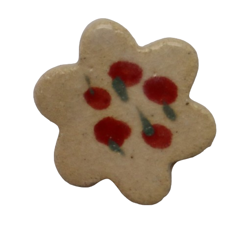 CERAMIC BROOCH
