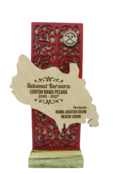 TROPHY SOLID WOOD BASE 6