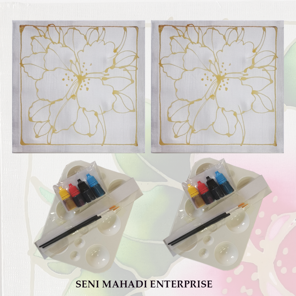 BATIK KIT DIY BUNGA ORKID (COMBO 2)