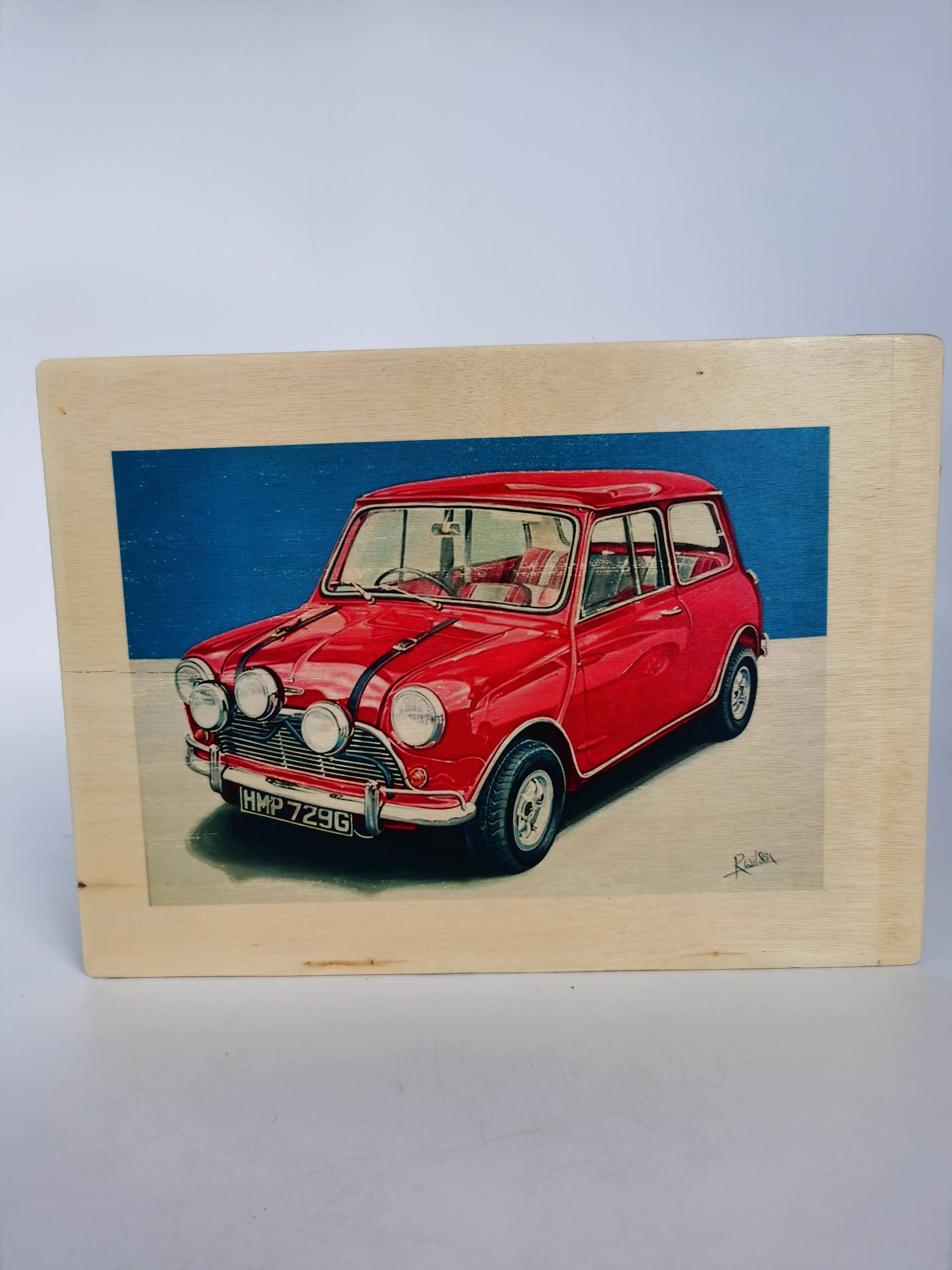PICTURE TRANSFER (MINI COOPER RED)