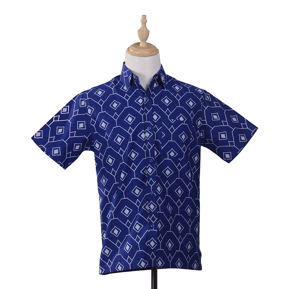 PREODER MEN BATIK SHIRT SHORT SLEEVES M