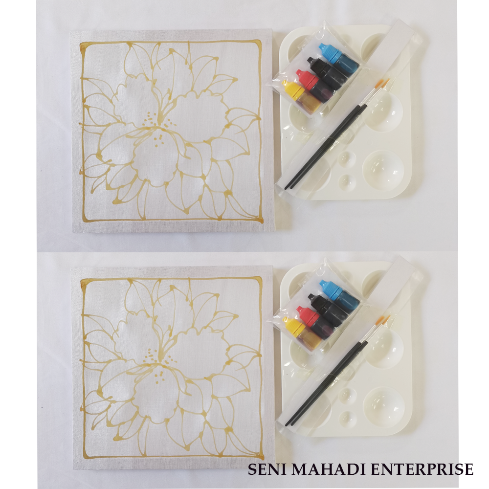 (66) BATIK KIT DIY BUNGA ORKID (COMBO 2)