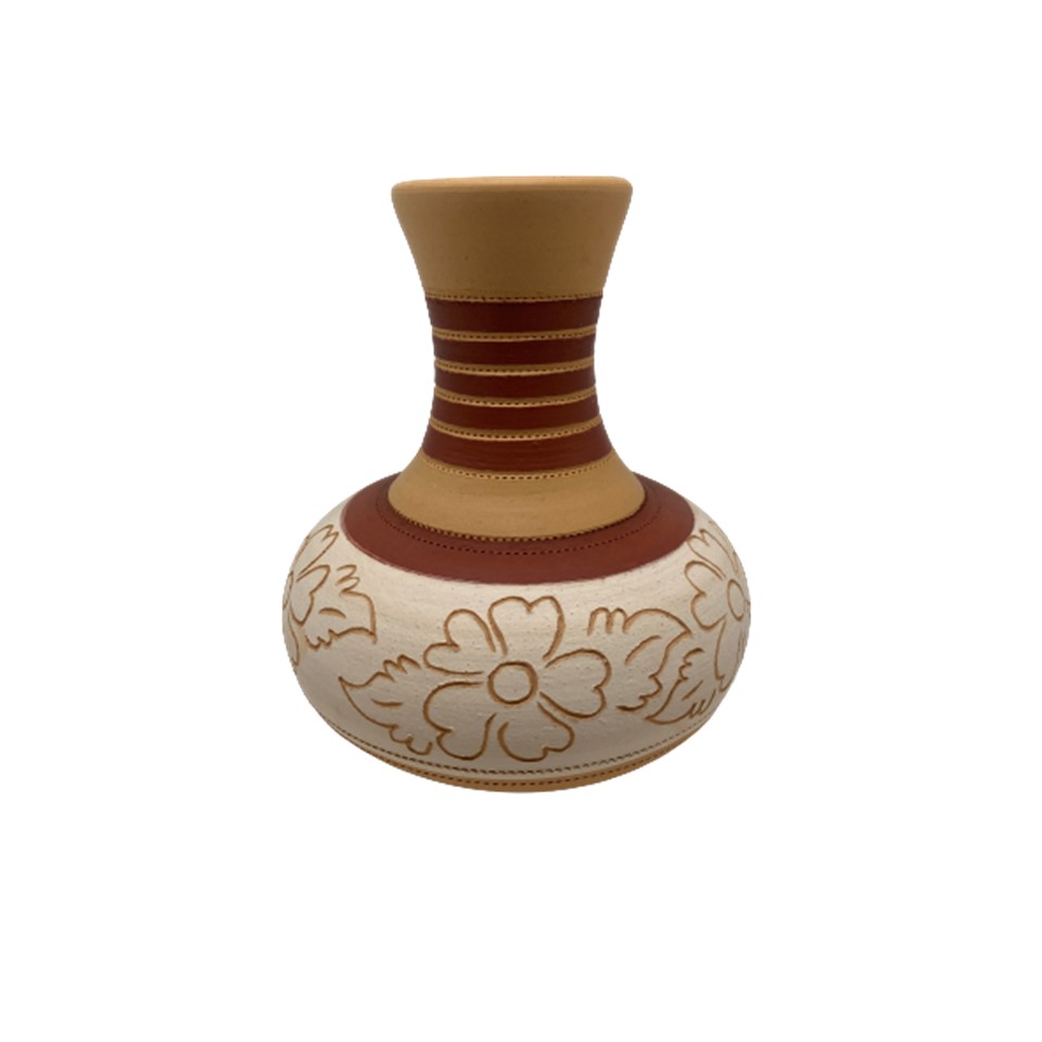 ( PRE ORDER ) PASU HIASAN SERAMIK TERRACOTTA BERWARNA