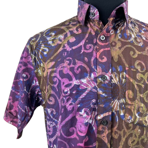 KEMEJA BATIK LELAKI LENGAN PENDEK