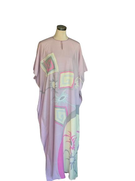 KAFTAN LENGAN PENDEK  PASTEL