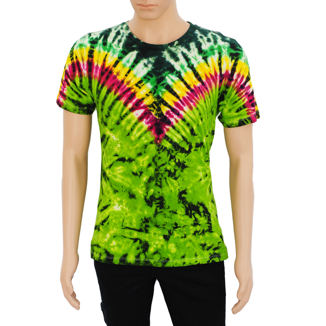 T-SHIRT TIE DYE  LELAKI LENGAN PENDEK