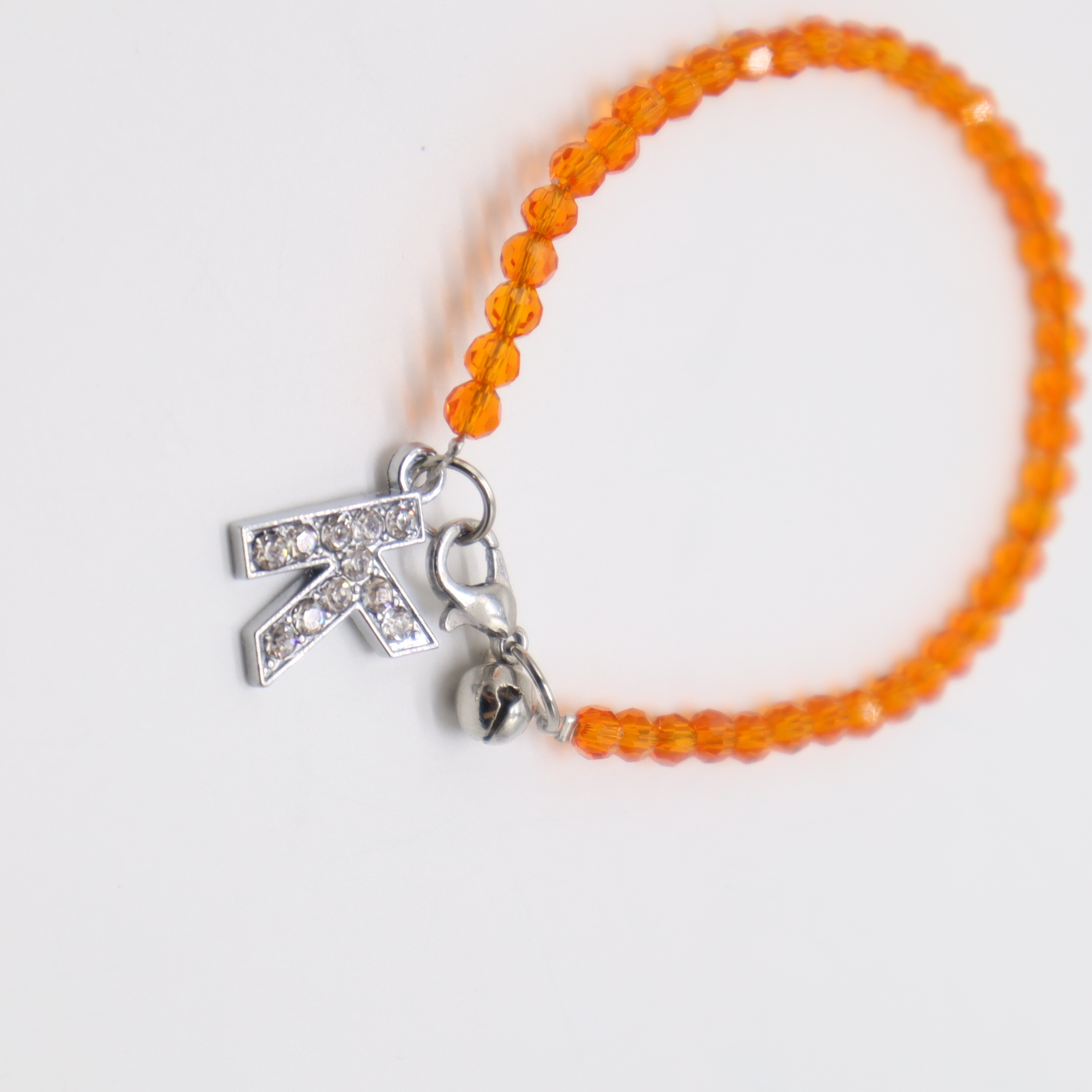 GELANG KRISTAL HURUF K