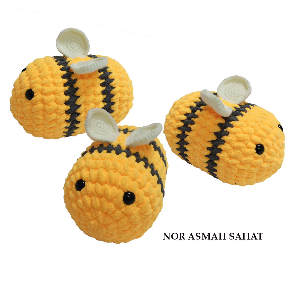 (PRE-ORDER 306) BEE CROCHET - 3 UNIT