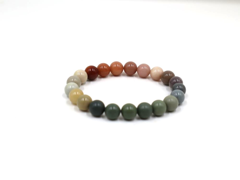 CANDY COLOURFUL ALASHAN AGATE BRACELET