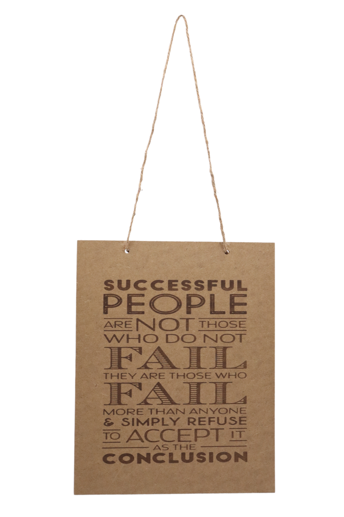 MOTIVATION TEXT LASER CUT