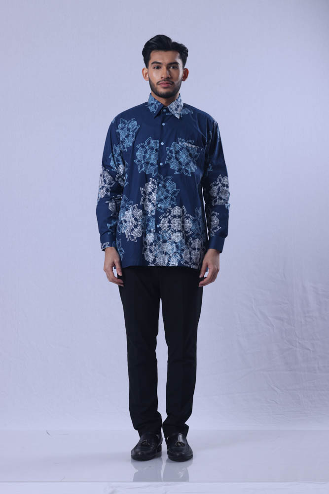 MEN BATIK SHIRT LONG SLEEVES SLIM FIT