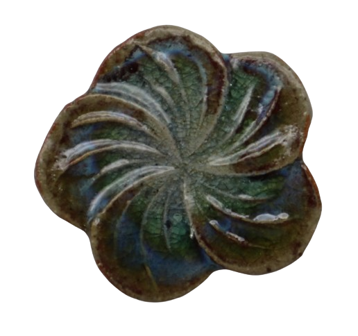 CERAMIC BROOCH